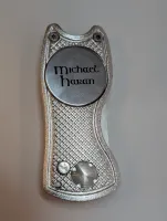 Personalised Golf Divot Tool - Silver